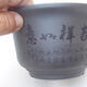 Keramická bonsai miska 14 x 14 x 9 cm, barva hnědá - 2/4