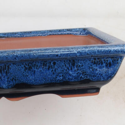 Bonsai miska 21 x 16,5 x 4,5 cm, barva modrá - 2