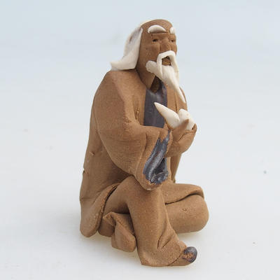 Keramická figurka - mudrc s dýmkou - 2