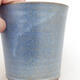 Keramická bonsai miska 10,5 x 10,5 x 11 cm, barva modrá - 2/3