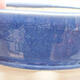 Keramická bonsai miska 11,5 x 11,5 x 4 cm, barva modrá - 2/3