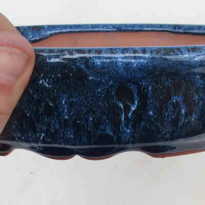 Bonsai miska 18,5 x 15 x 4,5 cm, barva modrá - 2
