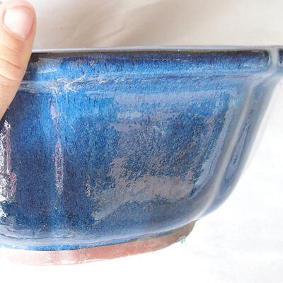 Bonsai miska 36 x 36 x 13 cm, barva modrá - 2