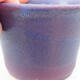 Keramická bonsai miska 10 x 10 x 6,5 cm, barva fialová - 2/3