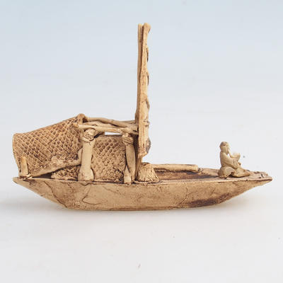 Keramická figurka - loď - 2