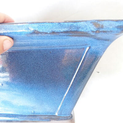 Bonsai miska 33 x 33 x 20 cm, barva modrá - 2