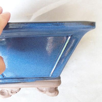 Bonsai miska 27 x 27 x 16 cm, barva modrá - 2
