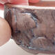 Keramická bonsai miska 10 x 10 x 4 cm, barva hnědá - 2/3