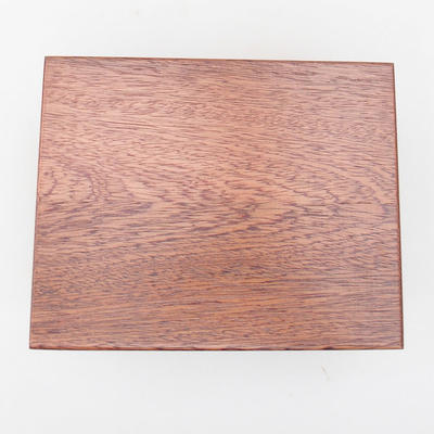 Dřevěný stolek pod bonsaje světle-hnědý 17,5 x 14 x 6,5 cm - 2