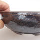 Keramická bonsai miska - 15,5 x 15,5 x 5 cm, barva modročerná - 2/3