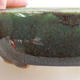 Keramická bonsai miska 10,5 x 9 x 3,5 cm, barva zelená - 2/3