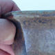 Keramická bonsai miska 11,5 x 13,5 x 7,5 cm barva hnědozelená - 2/3