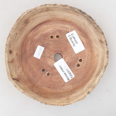 Keramická bonsai miska 16 x 16 x 3,5 cm, barva režná - 2.jakost - 2