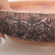 Keramická bonsai miska 14,5 x 14,5 x 3,5 cm, barva praskaná - 2/4