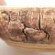 Keramická bonsai miska 15,5 x 15,5 x 4 cm, barva praskaná - 2/4