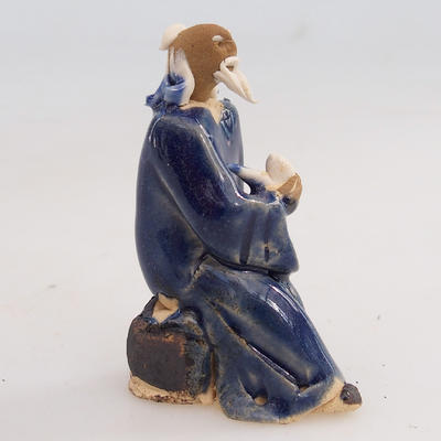Keramická figurka - mudrc s dýmkou - 2