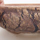 Keramická bonsai miska 18 x 18 x 6 cm, barva praskaná - 2/4