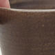 Keramická bonsai miska 10 x 10 x 9 cm, barva hnědá - 2/3