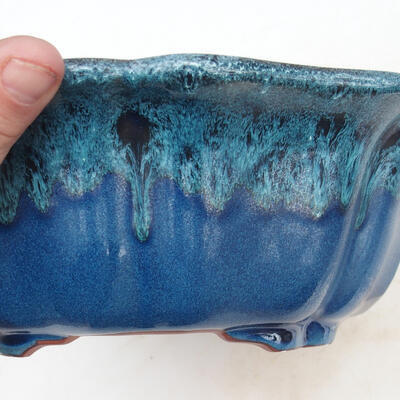 Bonsai miska 28 x 28 x 9 cm, barva modrá - 2