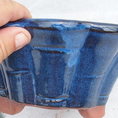 Bonsai miska 22 x 22 x 10 cm, barva modrá - 2