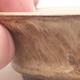 Keramická bonsai miska 10 x 10 x 3 cm, barva béžová - 2/4