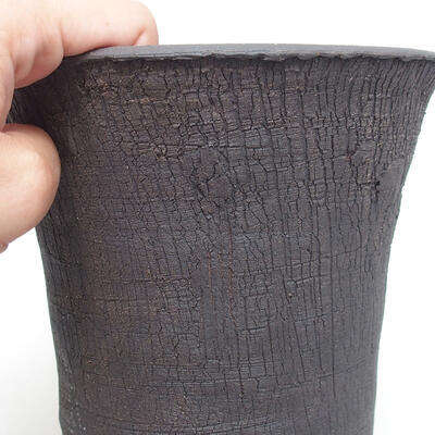 Keramická bonsai miska 15,5 x 15,5 x 18 cm, barva praskaná - 2