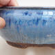 Keramická bonsai miska 20 x 20 x 8,5 cm, barva modrá - 2/3