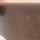 Keramická bonsai miska 18 x 18 x 6 cm, barva hnědá - 2/3