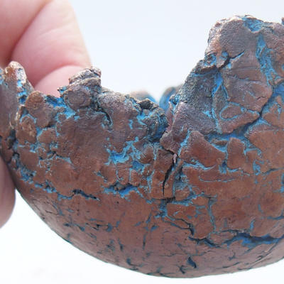Keramická Skořápka 8 x 7 x 5 cm, barva modrá - 2