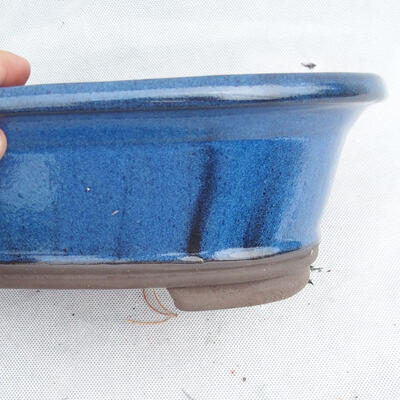 Bonsai miska 29 x 21 x 9 cm, barva modrá - 2