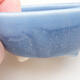 Mini bonsai miska 6 x 6 x 2,5 cm, barva modrá - 2/3