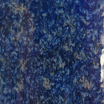 Keramická bonsai miska 9 x 9 x 9,5 cm, barva modrá - 2