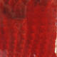 Keramická bonsai miska 9,5 x 9,5 x 11,5 cm, barva červená - 2/3