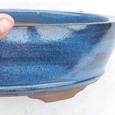 Bonsai miska 30 x 20 x 7 cm, barva modrá - 2