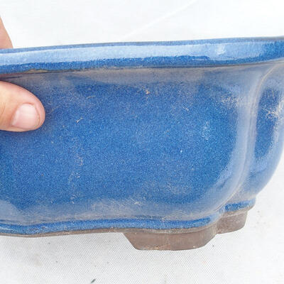 Bonsai miska 32 x 25 x 10 cm, barva modrá - 2