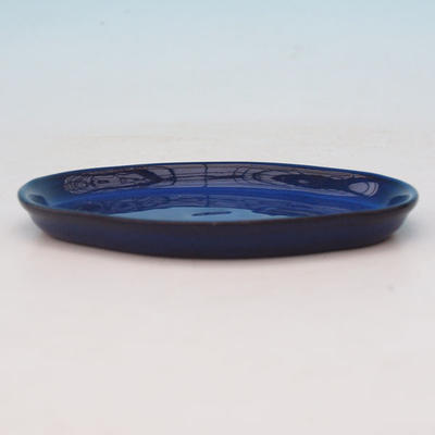 Bonsai podmiska H 05 - 10 x 7,5 x 1 cm, modrá  - 2