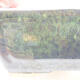 Keramická bonsai miska 15 x 11,5 x 5,5 cm, barva zelená - 2/3