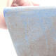 Keramická bonsai miska 15 x 15 x 10 cm, barva modrá - 2/3