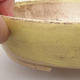 Keramická bonsai miska 22,5 x 19,5 x 5 cm, barva žlutá - 2/3