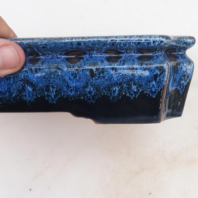 Bonsai miska 21 x 16 x 5 cm, barva modrá - 2