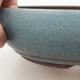 Keramická bonsai miska 24 x 24 x 6,5 cm, barva modrá - 2/3
