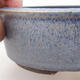 Keramická bonsai miska 16 x 16 x 5 cm, barva modrá - 2/3