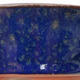 Keramická bonsai miska 10,5 x 10,5 x 4 cm, barva modrá - 2/3