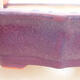 Keramická bonsai miska 14 x 10 x 4,5 cm, barva fialová - 2/3