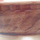 Keramická bonsai miska 19,5 x 19,5 x 5,5 cm, barva režná - 2/3