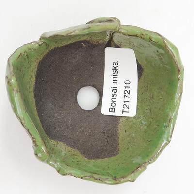 Keramická Skořápka  8,5 x 8 x 4,5 cm , barva zelená - 2