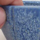 Keramická bonsai miska 7 x 7 x 5,5 cm, barva modrá - 2/3
