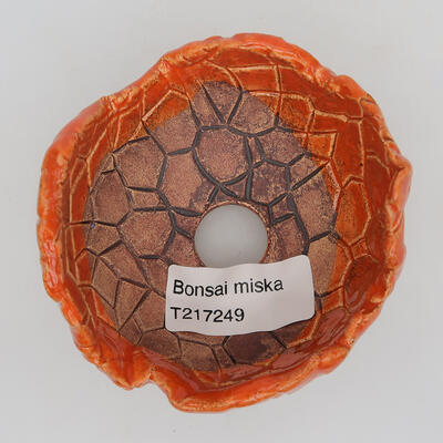 Keramická Skořápka  8 x 8 x 5 cm, barva oranžová - 2