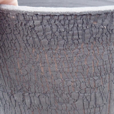 Keramická bonsai miska 13,5 x 13,5 x 15,5 cm, barva praskaná - 2