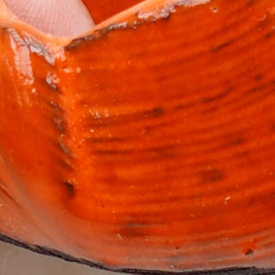 Keramická Skořápka  7 x 6,5 x 5 cm , barva oranžová - 2
